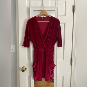Red Velvet Dress
